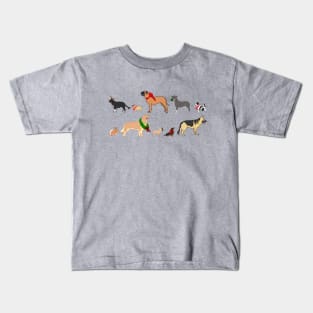 Festive doggos 1 Kids T-Shirt